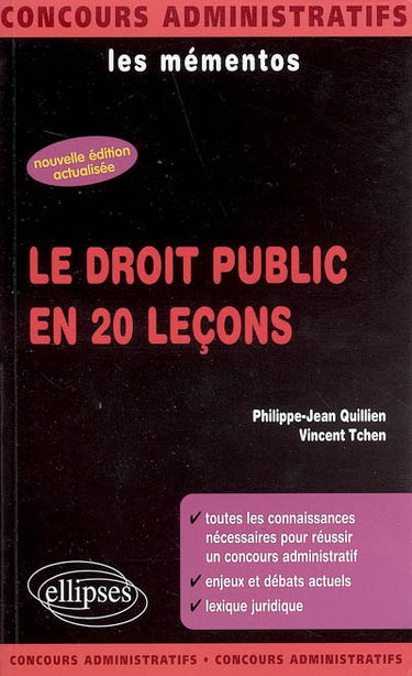 Le droit public en 20 leçons