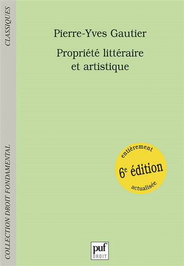 Propriété littéraire et artistique