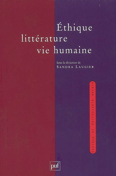 Ethique, littérature, vie humaine