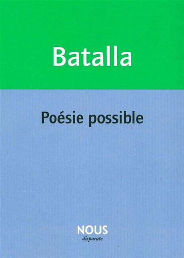Poésie possible
