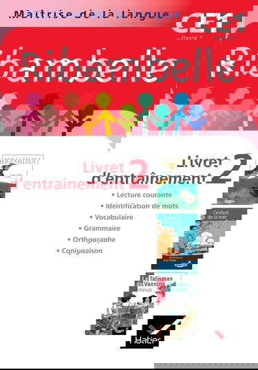 Ribambelle CE1 2010 série Rouge, livret d'entraînement N°2 NON VENDU SEUL Compose le 9344912