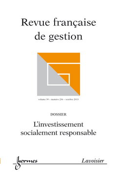 Couverture de Revue française de gestion, n° 236. L'investissement socialement responsable par Anonyme