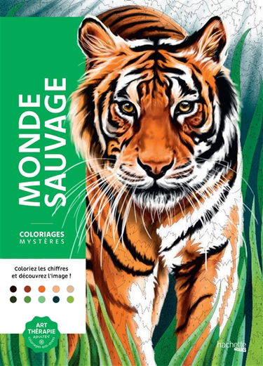 Monde sauvage : coloriages mystères