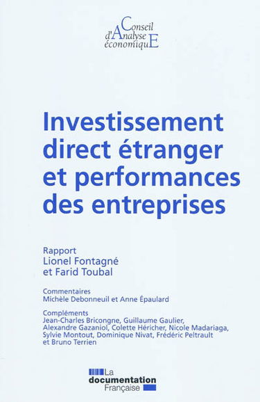 Investissement direct étranger et performances des entreprises : rapport