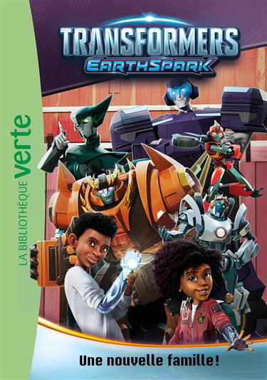 Couverture de Transformers : earthspark. Vol. 2. Une nouvelle famille !