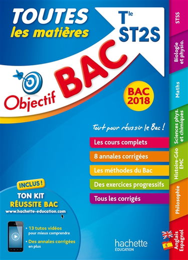 Toutes les matières, terminale ST2S : bac 2018