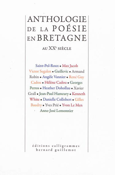 Anthologie de la poésie en Bretagne au XXe siècle