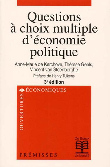 Questions à choix multiple d'économie politique