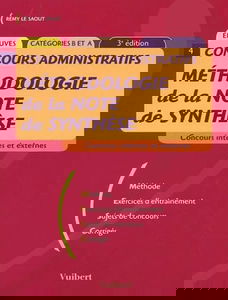 Methodologie De La Note De Synthese. Categories B Et A, 3eme Edition