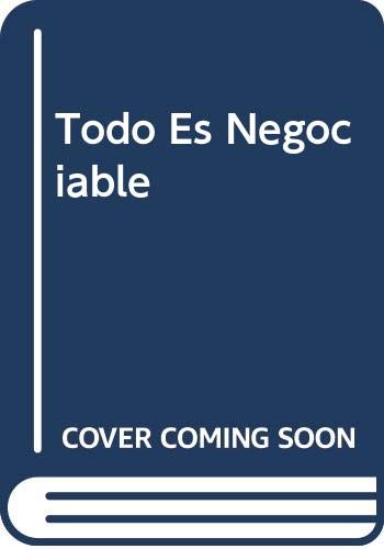 Couverture de Todo Es Negociable