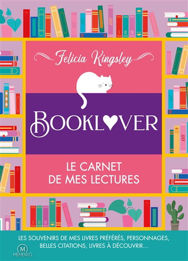 Couverture de Booklover : le carnet de mes lectures : pour me rappeler tous mes livres lus, ceux à lire, mes critiques et plein d'autres choses !