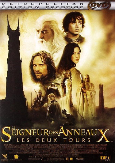 Couverture de Le Seigneur des Anneaux : Les Deux Tours [Édition Prestige]