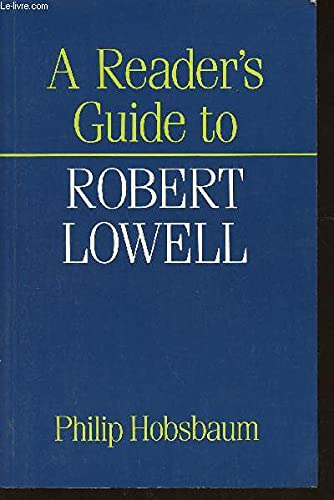 Couverture de Reader's Guide to Robert Lowell par Philip Hobsbaum