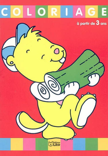 Youpi ! Je colorie et j'écris ! : coloriage à partir de 3 ans : le castor