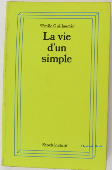 Couverture de LA VIE D'UN SIMPLE