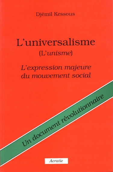 L'universalisme (l'unisme) : l'expression majeure du mouvement social