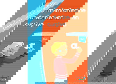 Serpodile - Cahier effaçable - Méthode d'écriture - Je m'entraine à écrire en cursive