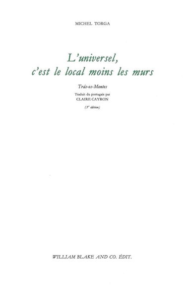 L'universel, c'est le local moins les murs