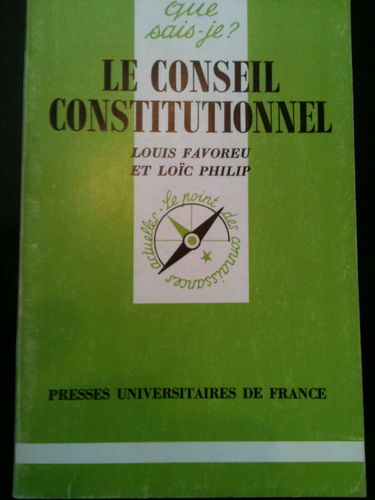 Le Conseil constitutionnel