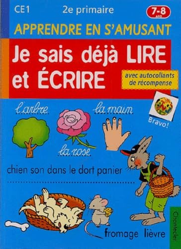 Apprendre en s'amusant, CE1 : Je sais déjà lire et écrire