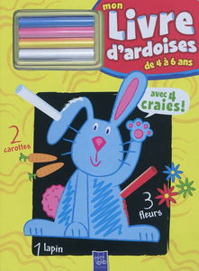 Mon livre d'ardoises de 4 à 6 ans : lapin
