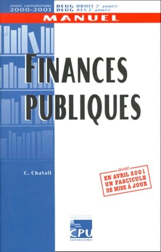 Finances publiques.: Edition 2000-2001