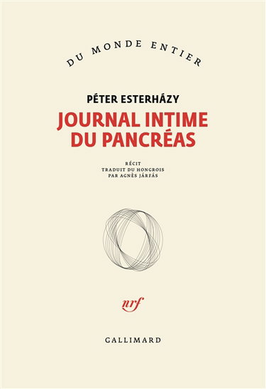 Journal intime du pancréas : récit
