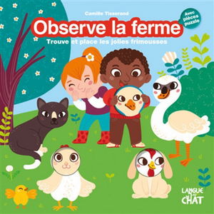 Observe la ferme : trouve et place les jolies frimousses