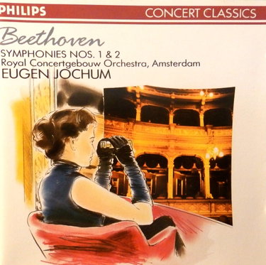 Couverture de Symphonies 1 & 2 par Beethoven
