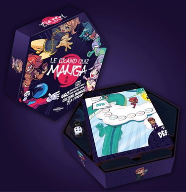 Couverture de Le grand quiz manga : 460 questions et défis pour mettre votre culture manga à l'épreuve