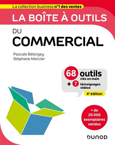 Couverture de La boîte à outils du commercial : 68 outils clés en main + 7 témoignages vidéos