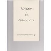 Couverture de Histoires de dictionnaire