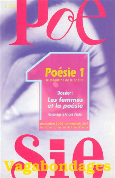 Poésie 1-Vagabondages, n° 23. Les femmes et la poésie