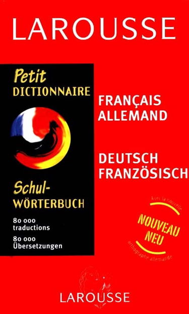 Petit dictionnaire français-allemand, allemand-français