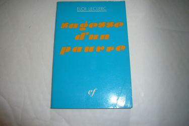 Sagesse d'un pauvre