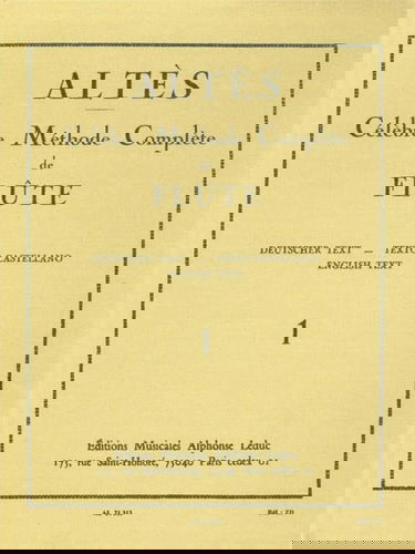 METHODE VOLUME 1 (PARTIES 1 ET 2) FLUTE