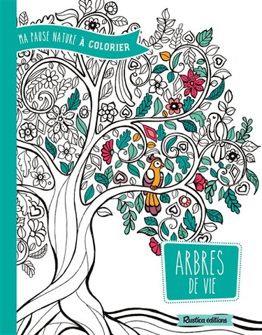 Couverture de Arbres de vie : ma pause nature à colorier par Marica Zottino