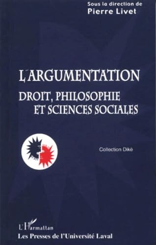 L'argumentation. droit philosophie et sciences sociales