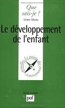 Le Développement de l'enfant