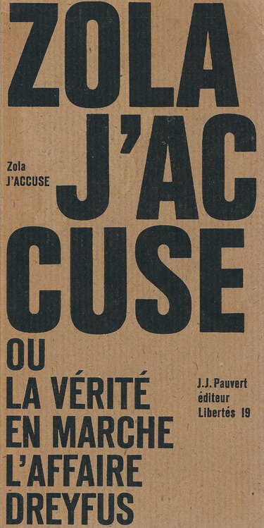 Couverture de Emile Zola. J'accuse, la Vérité en marche : . Présentation de Jean-Pierre Legal par Emile Zola