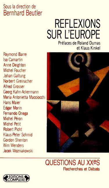 Réflexions sur l'Europe
