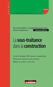 La sous-traitance dans la construction