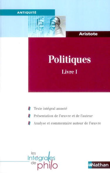 Politiques : livre I