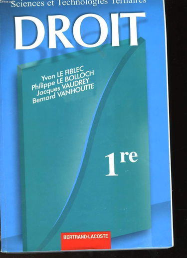 Droit, 1re STT
