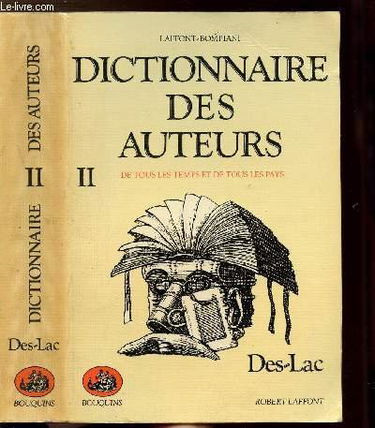 Dictionnaires des auteurs, de tous les temps et de tous les pays