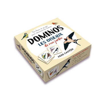 Couverture de Dominos les oiseaux de mon jardin : un livre et un jeu pour découvrir la nature par Adeline Ruel