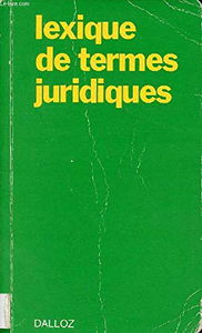 Lexique de termes juridiques