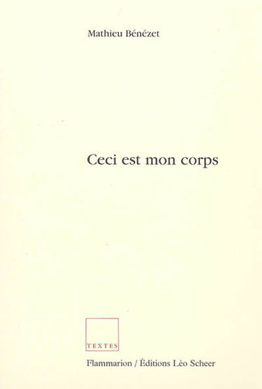 Ceci est mon corps