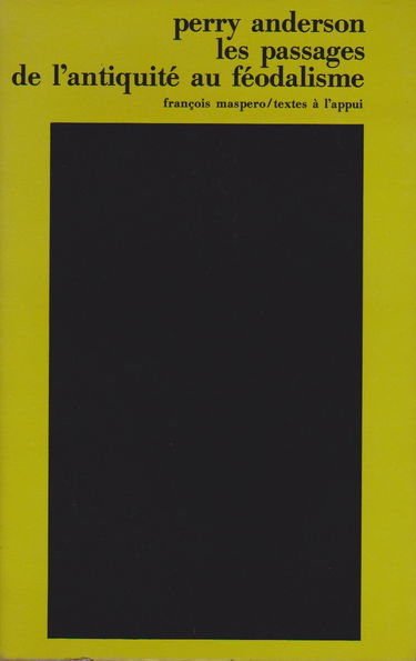 Les passages de l'antiquité au féodalisme