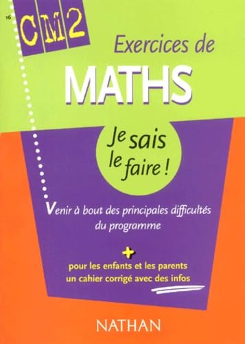 Exercices de Maths CM2 (+ corrigé)